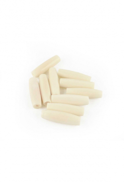 Hairpipes weiss - 2.5 cm - 10 Stück