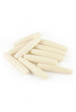 Hairpipes weiss - 3.8 cm - 10 Stück