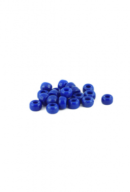 Crow Beads dunkelblau royal 9 mm Glasperlen Czech 